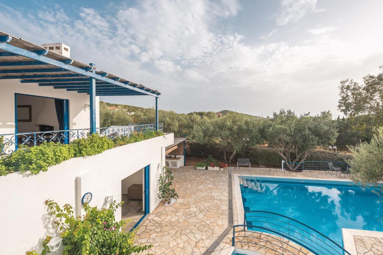 Summer Villa Pasiphae Private Pool - Bbq -Beach 2Min Sounion Esterno foto