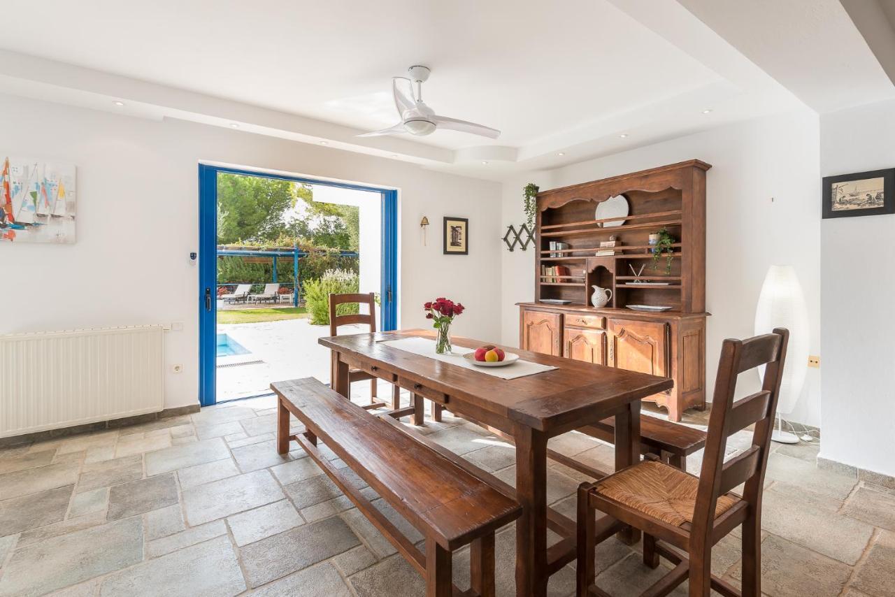 Summer Villa Pasiphae Private Pool - Bbq -Beach 2Min Sounion Esterno foto