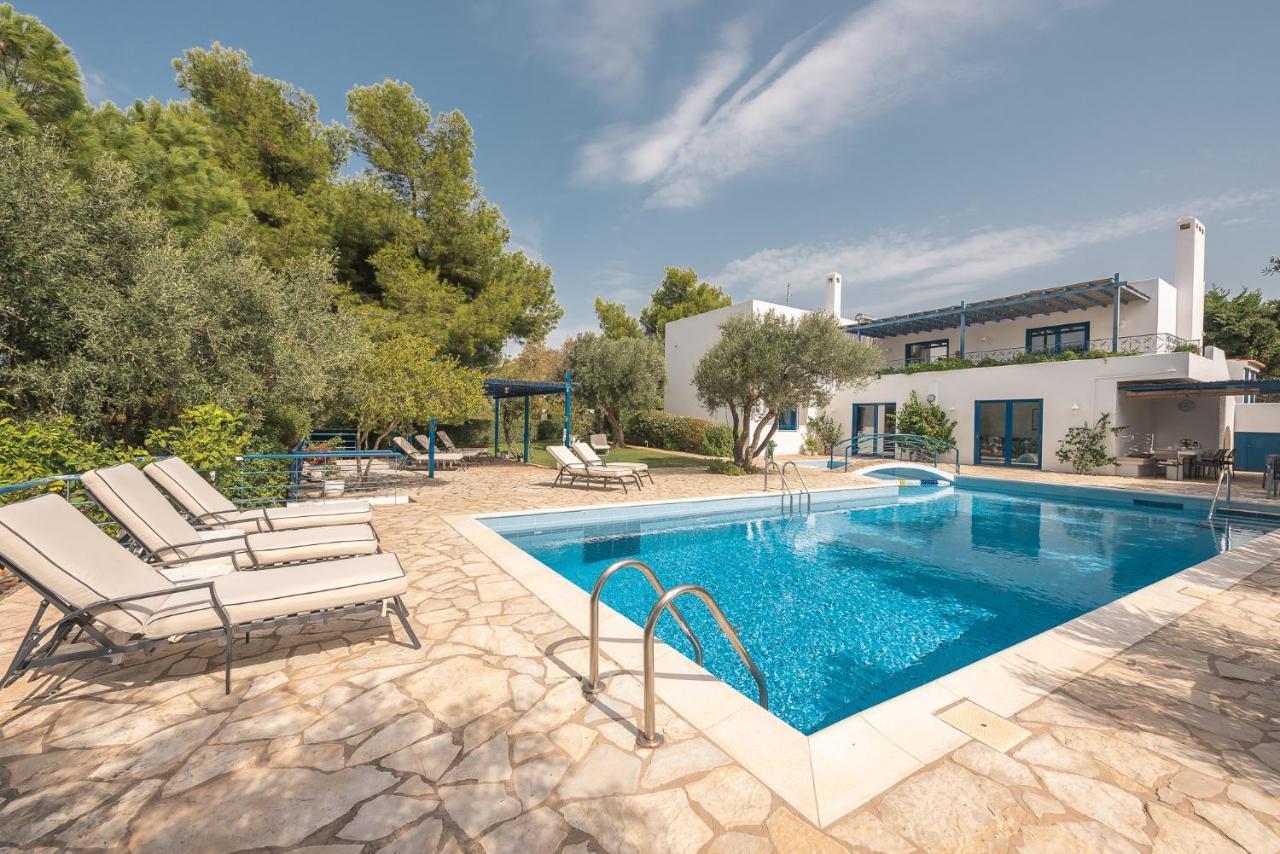 Summer Villa Pasiphae Private Pool - Bbq -Beach 2Min Sounion Esterno foto