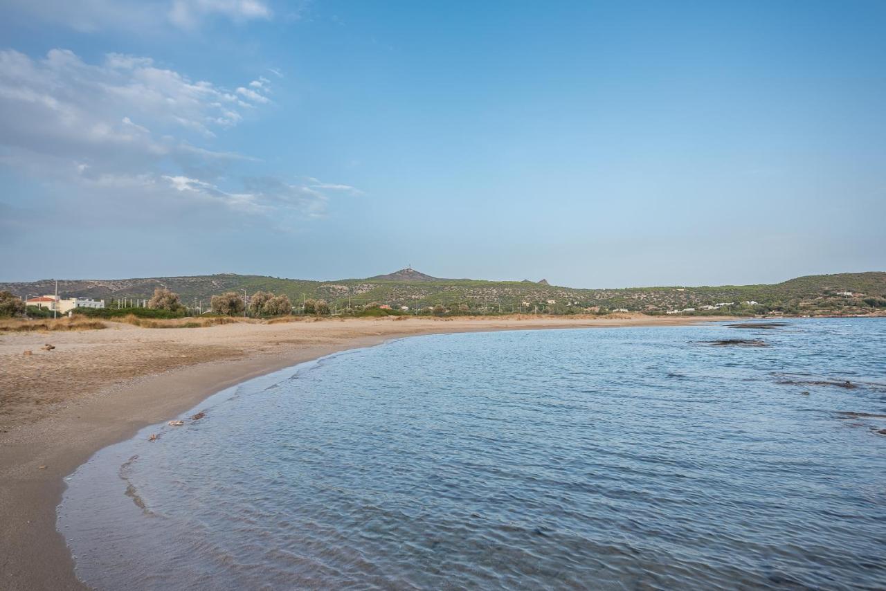 Summer Villa Pasiphae Private Pool - Bbq -Beach 2Min Sounion Esterno foto