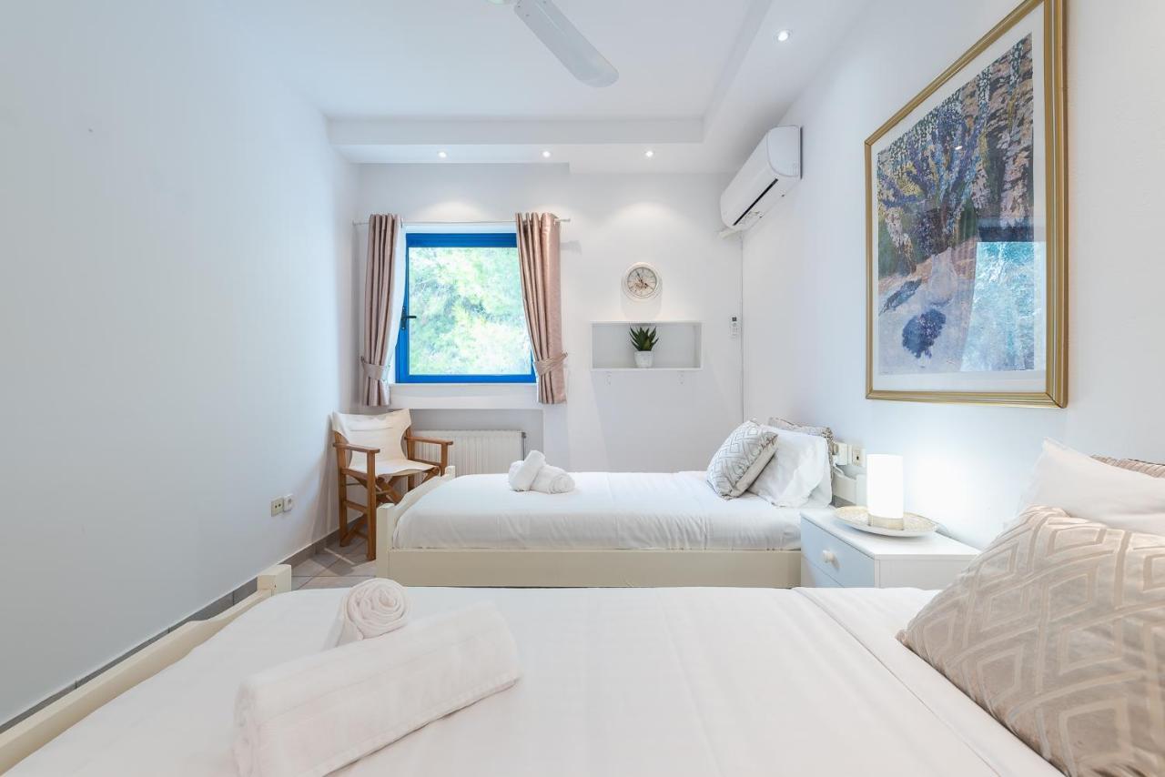 Summer Villa Pasiphae Private Pool - Bbq -Beach 2Min Sounion Esterno foto