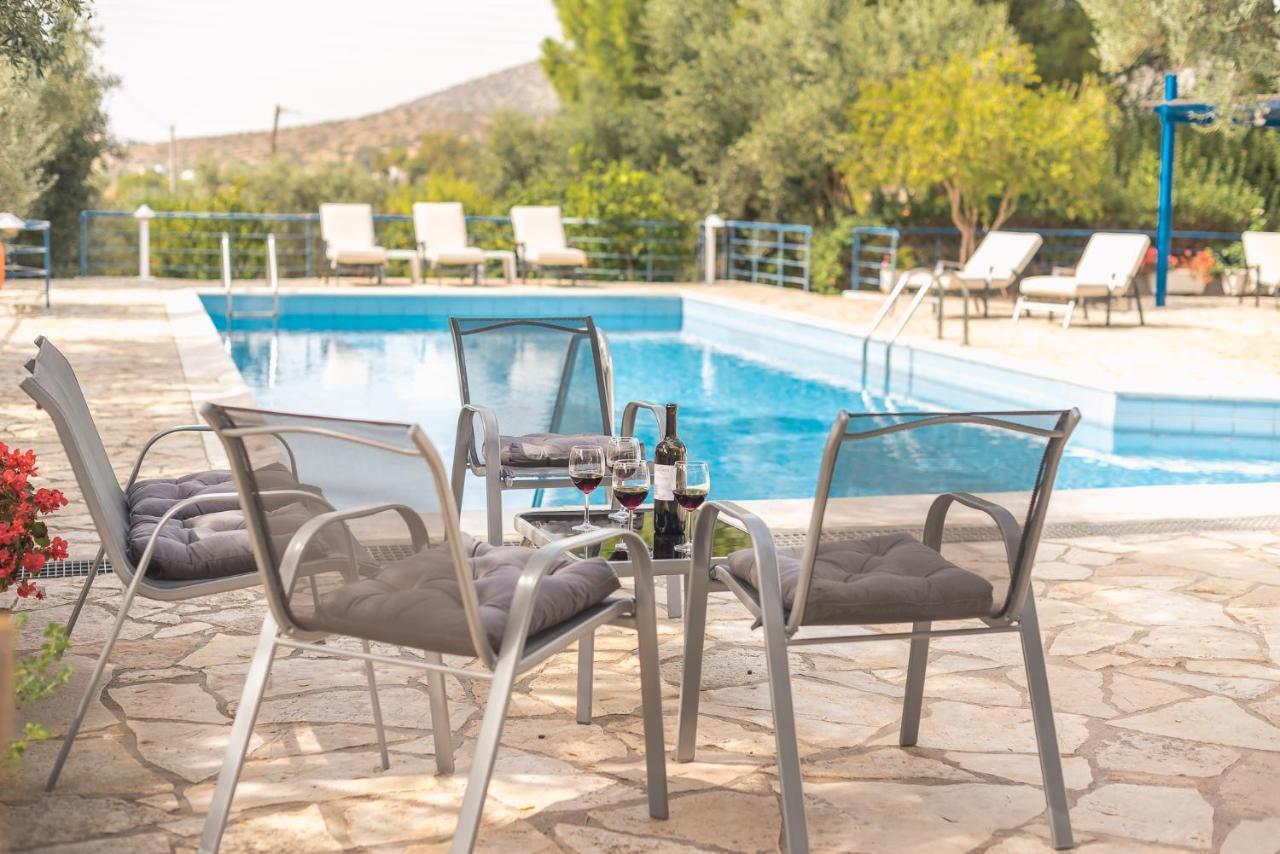 Summer Villa Pasiphae Private Pool - Bbq -Beach 2Min Sounion Esterno foto