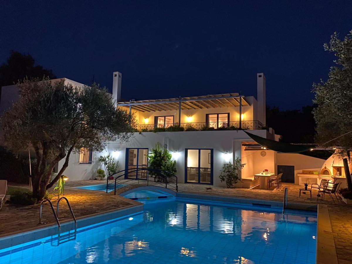 Summer Villa Pasiphae Private Pool - Bbq -Beach 2Min Sounion Esterno foto